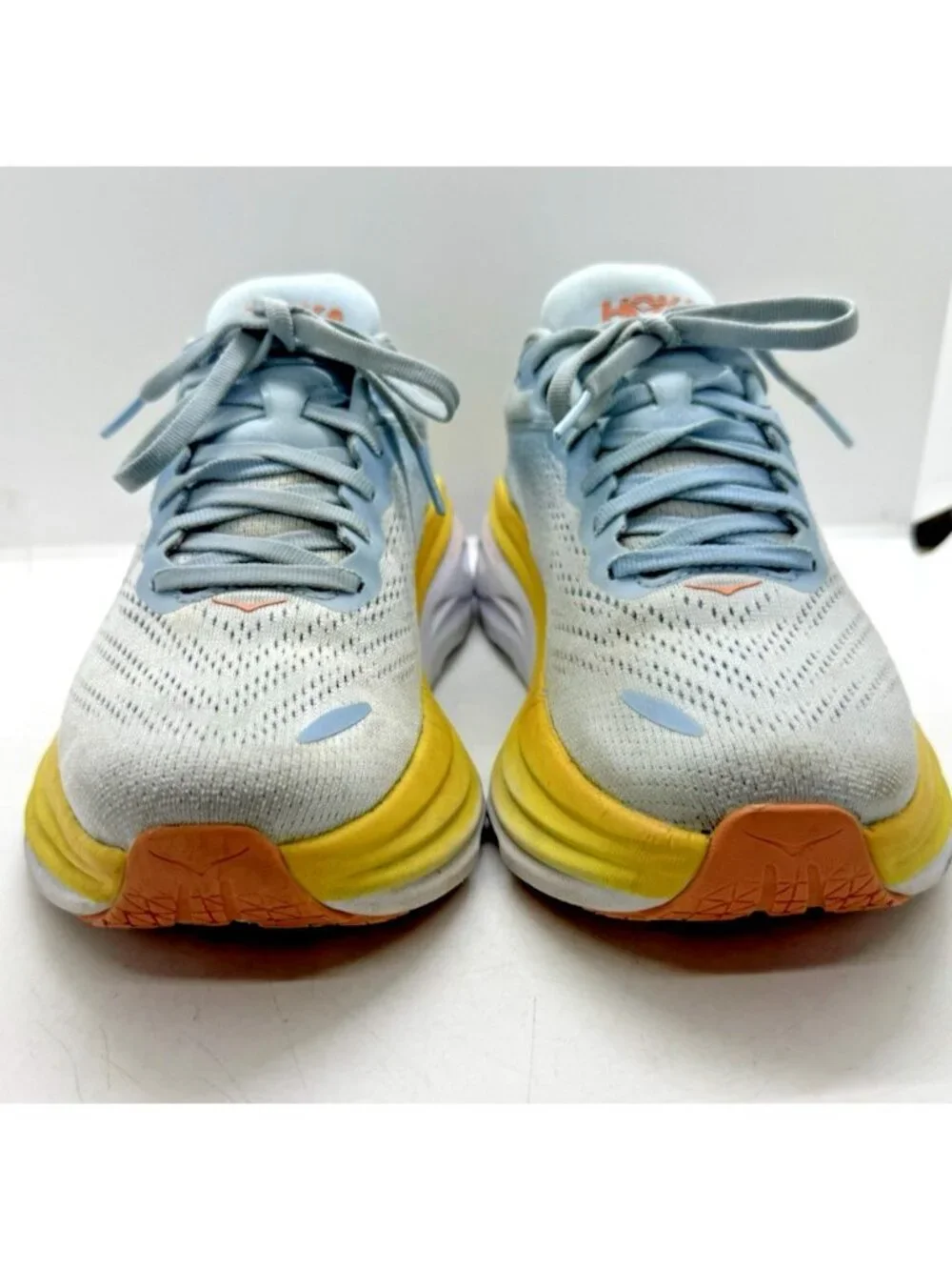 HOKA Bondi 8 Women's Sz 7.5 B Summer Song Country Air Running Shoes 1127952 SSCA